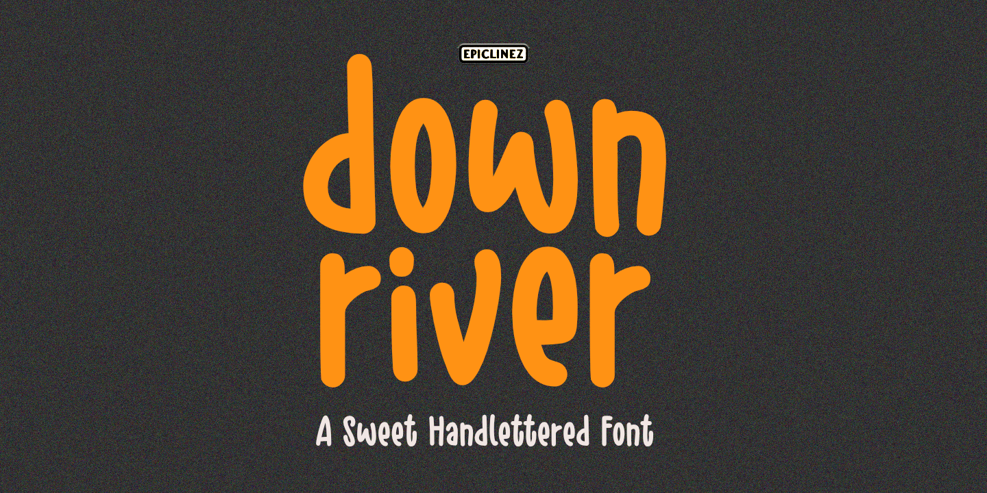 フォント Down River